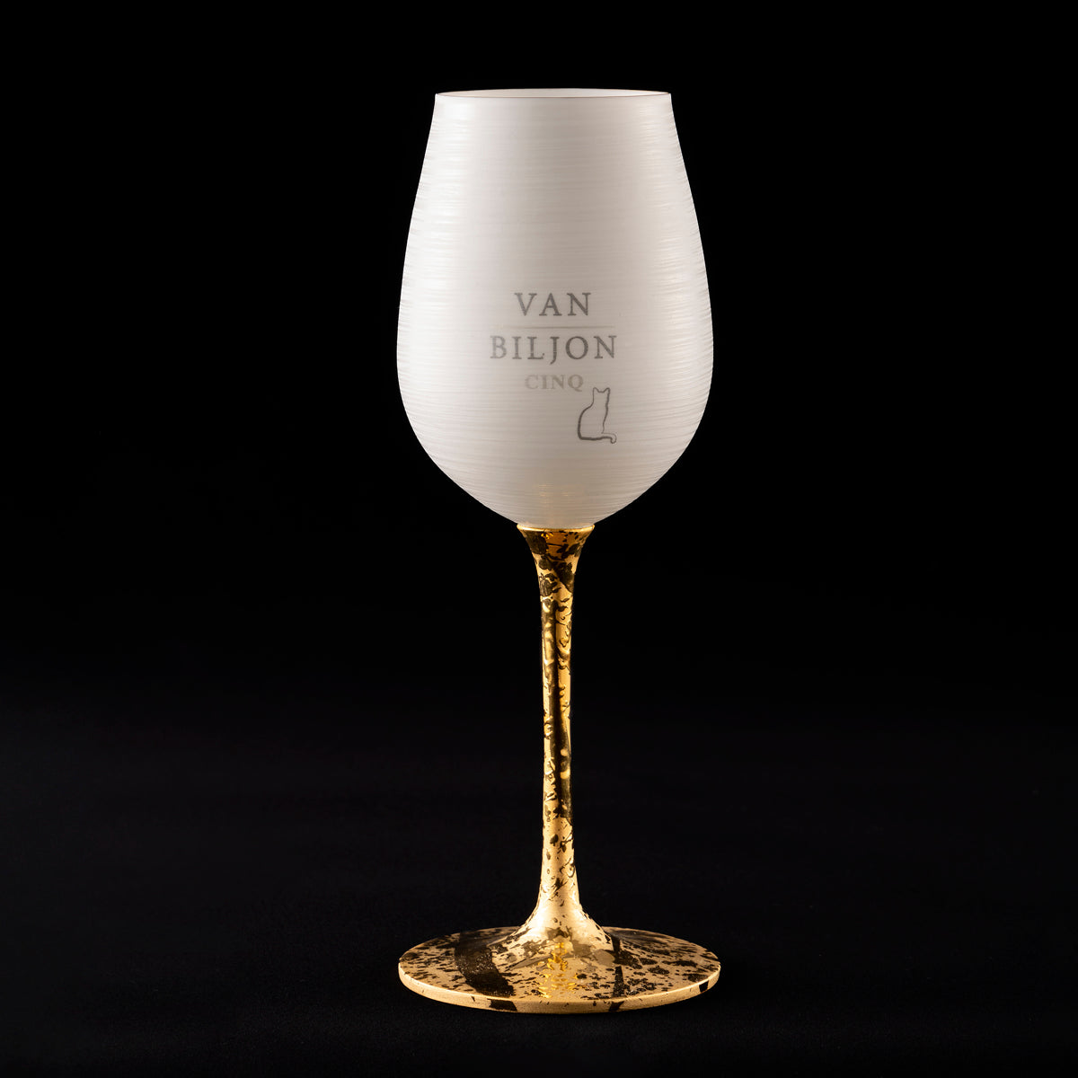 【グラス】【注文販売】エッグシェル・ワ イングラス ( ゴールドステム):ヴァン・ ビルジョン・サンク<箱入り>