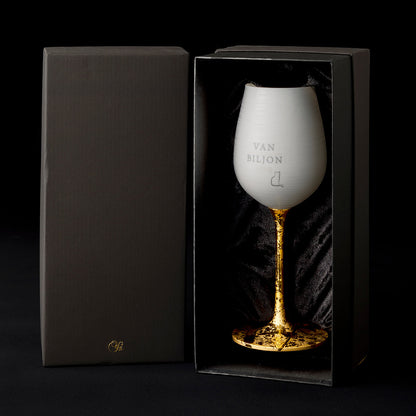 【グラス】【注文販売】エッグシェル・ワ イングラス ( ゴールドステム):ヴァン・ ビルジョン・サンク<箱入り>