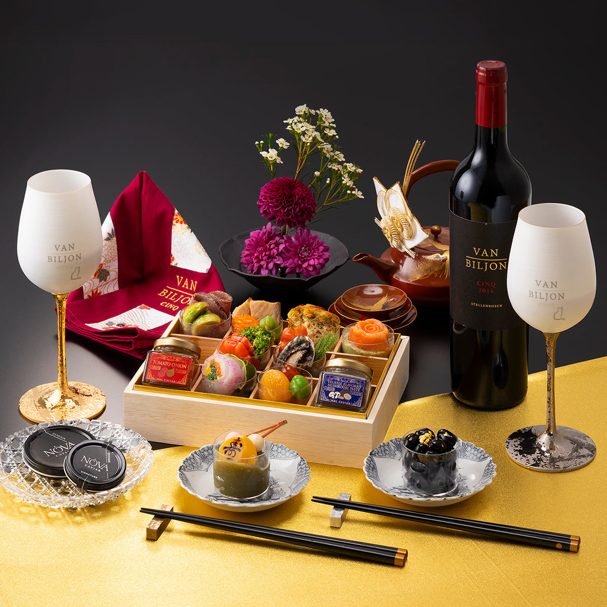 【グラス】【注文販売】エッグシェル・ワ イングラス ( ゴールドステム):ヴァン・ ビルジョン・サンク<箱入り>